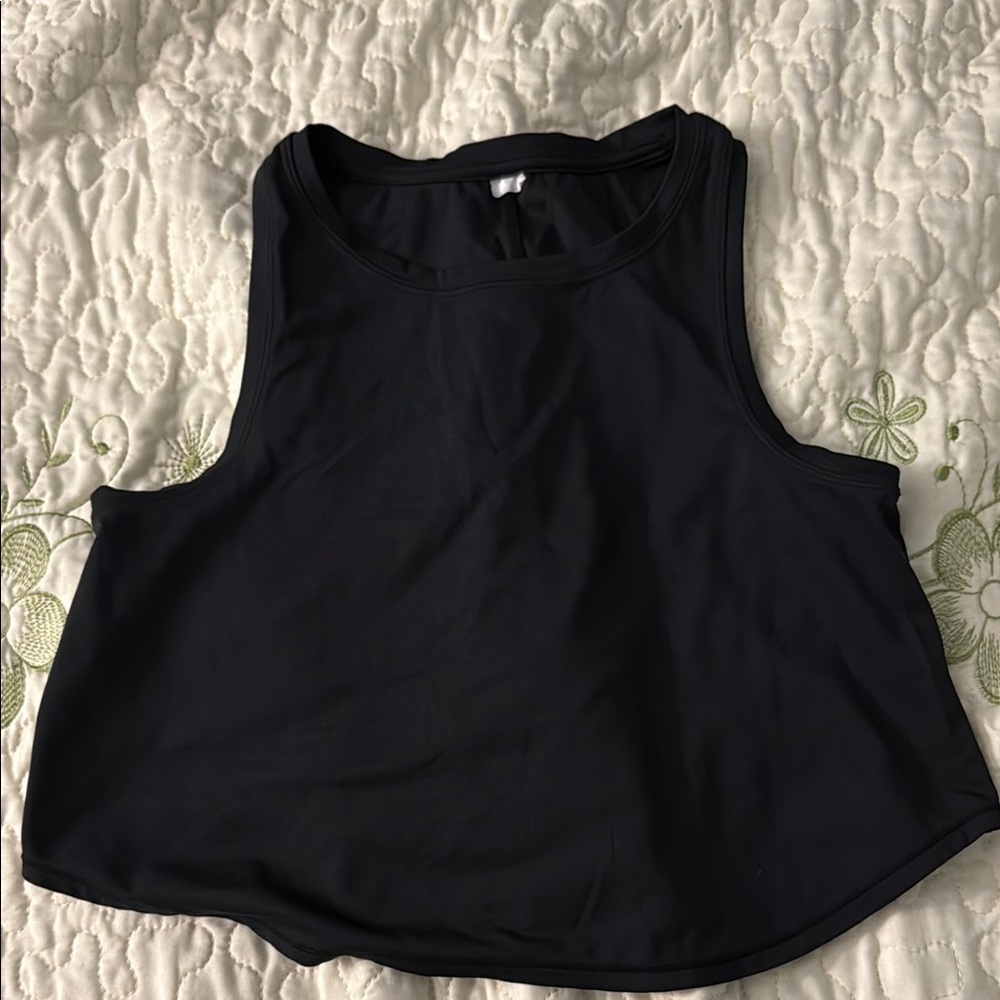 Black Sleeveless Women's Top